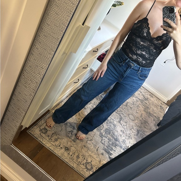 La Vie En Rose Black Lace Camisole - Picture 2 of 5